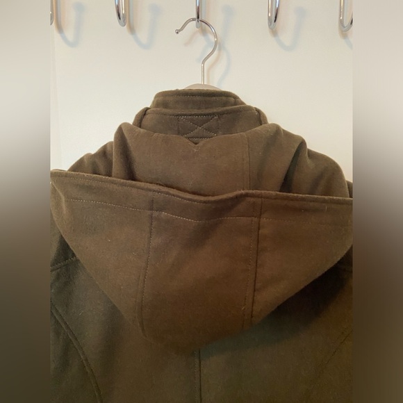 Long army green coat - Picture 5 of 7